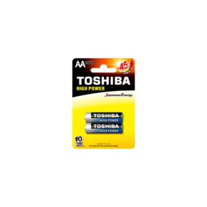 PILHA HIGH POWER AA TOSHIBA - C/ 2 UNIDADES - Image 1