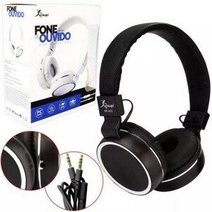 FONE HEADPHONE C/ MICROFONE - DOBRÁVEL PRETO - Image 3