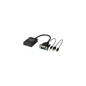 CABO MINI CONVERSOR VGA P/ HDMI - ÁUDIO E VÍDEO - Image 1